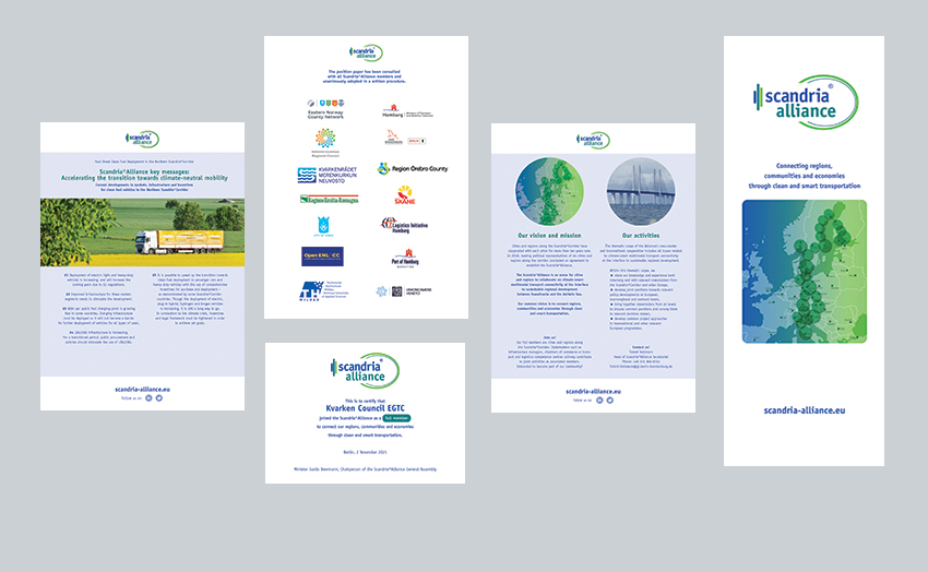 A range of printed materials